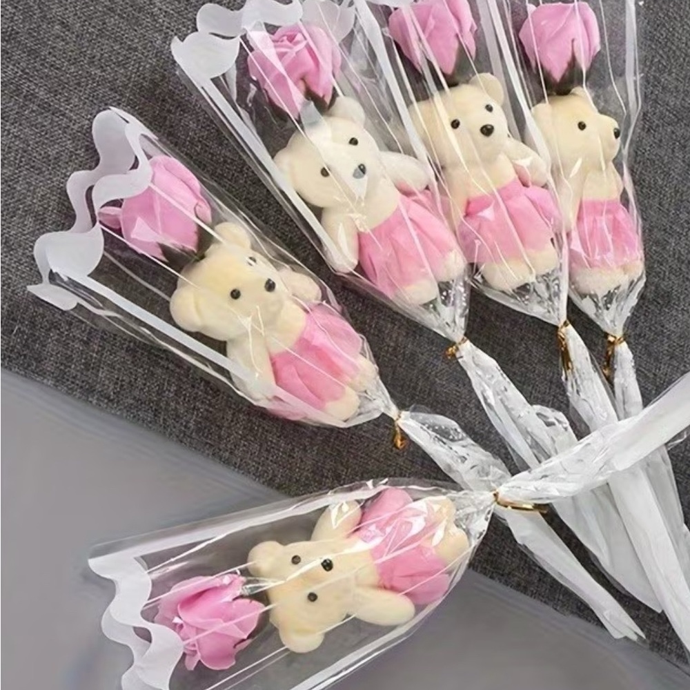 Pink Teddy Bear rose gift 2 LEFT IN STOCK
